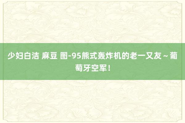 少妇白洁 麻豆 图-95熊式轰炸机的老一又友～葡萄牙空军！